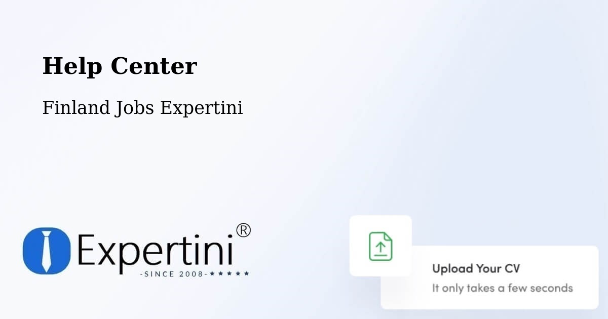 Help Center – Ii - Finland Jobs Expertini